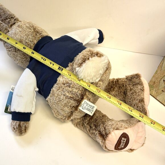 PETER RABBIT Plush With Garden Cart 20” Stuffed Toy Bunny And Wagon - Picture 11 of 16